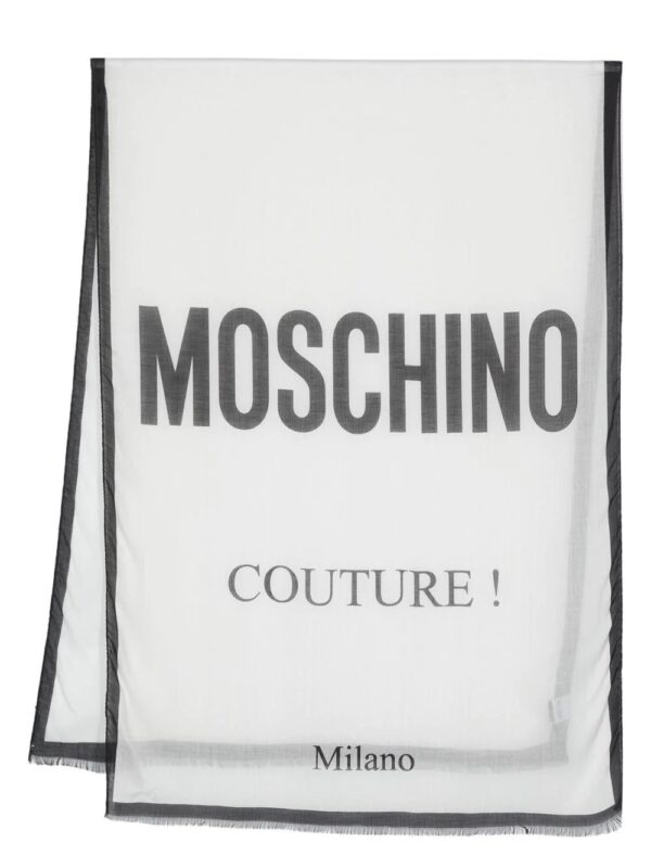 Moschino  logo-print scarf