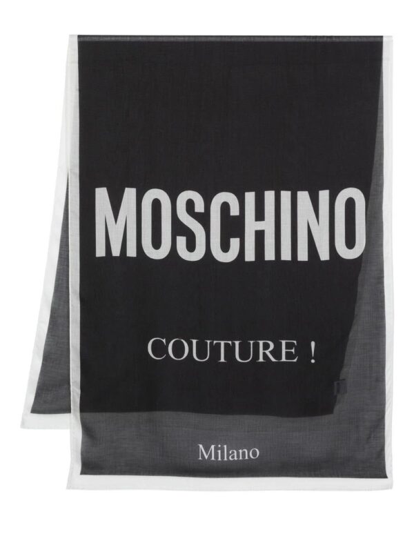 Moschino  logo-print scarf