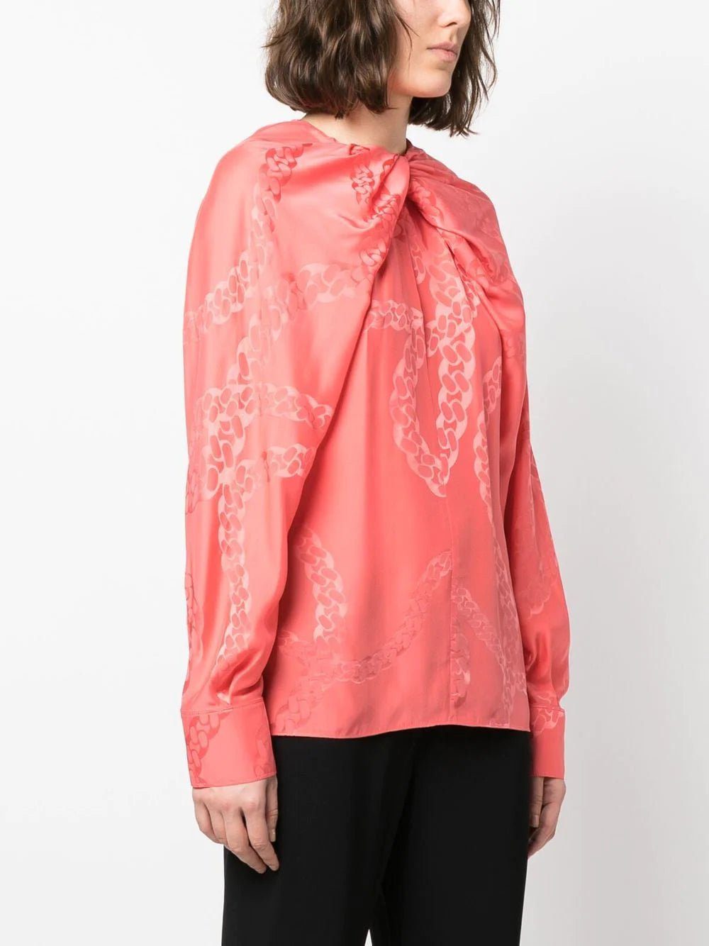 Stella McCartney  chain-link print blouse - Image 3