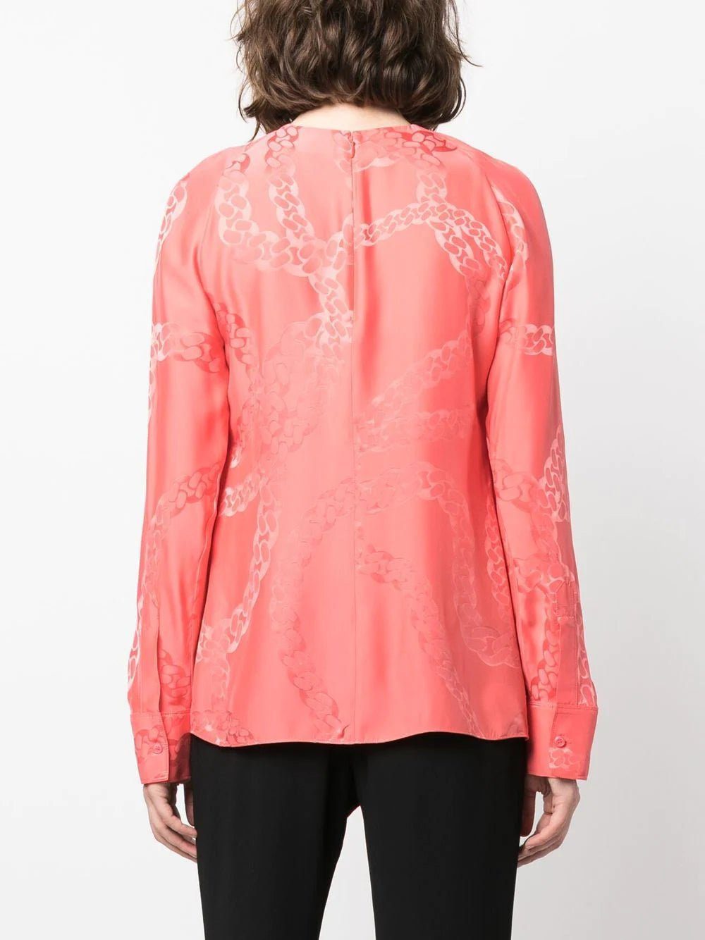 Stella McCartney  chain-link print blouse - Image 4