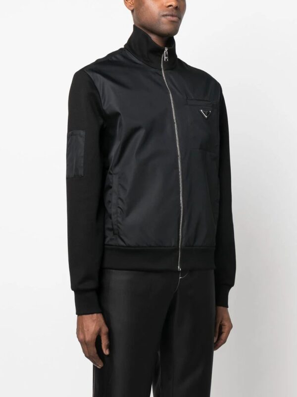 Prada  Re-Nylon zip-up sweatshirt - Image 3