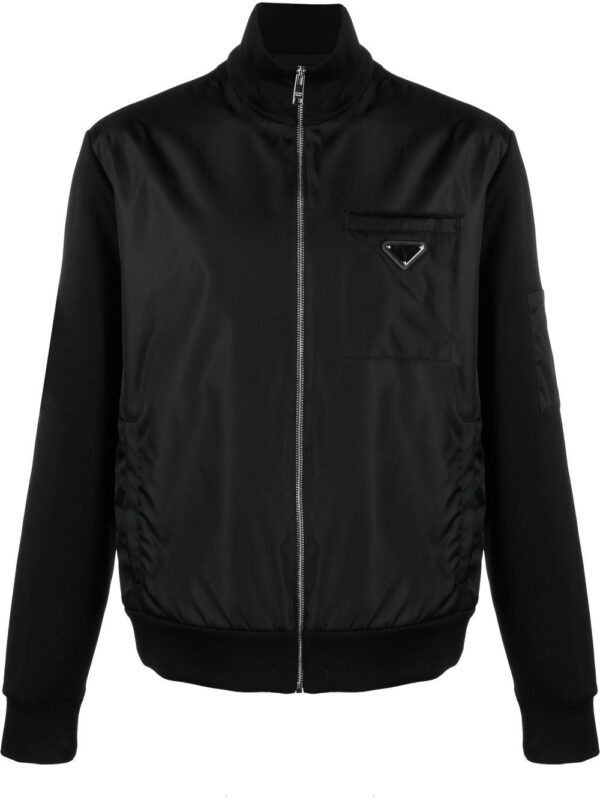 Prada Re-Nylon zip-up sweatshirt