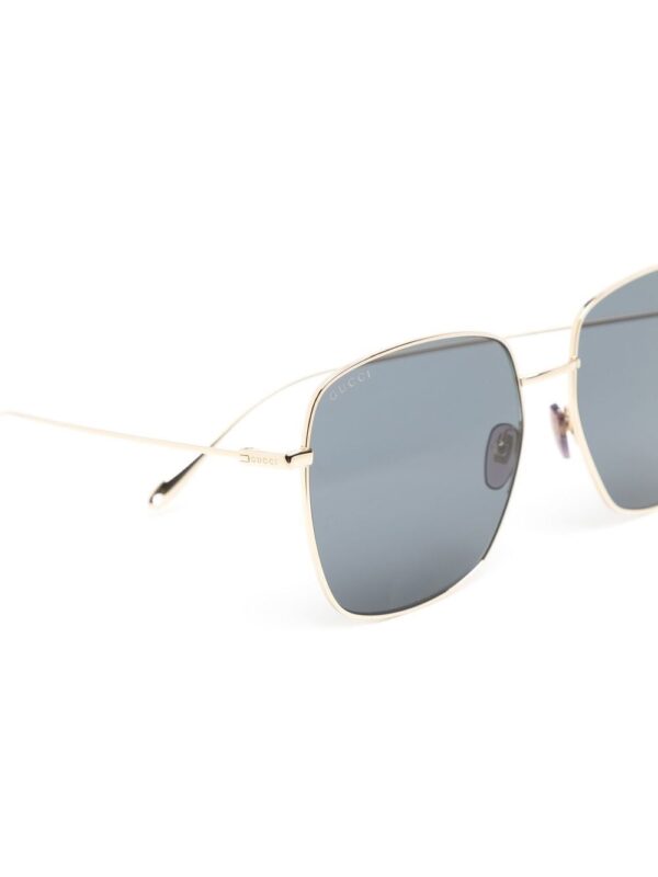 Gucci Eyewear logo-engraved square-frame sunglasses - Image 3