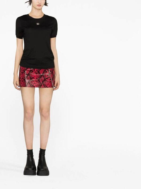 Dolce & Gabbana  crystal-embellished round-neck T-shirt - Image 2
