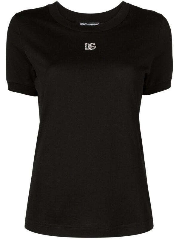 Dolce & Gabbana  crystal-embellished round-neck T-shirt
