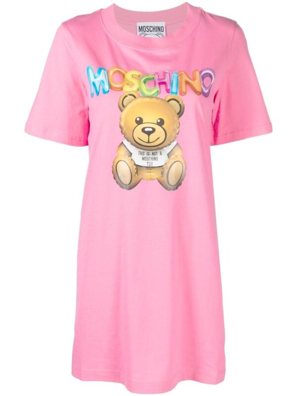 Moschino logo-print T-shirt dress