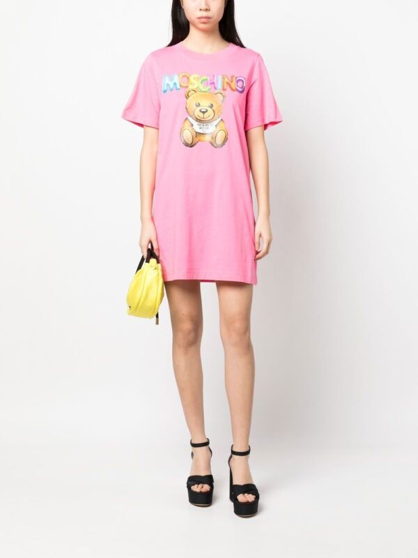 Moschino logo-print T-shirt dress - Image 2
