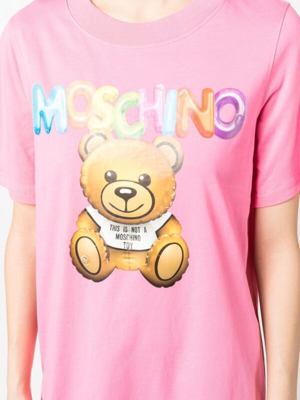 Moschino logo-print T-shirt dress - Image 5