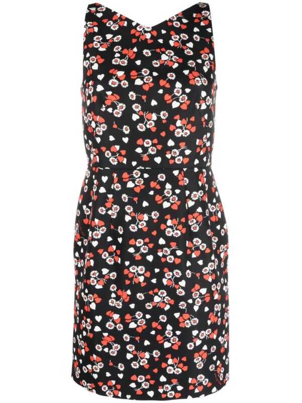 Moschino floral-print sleeveless dress