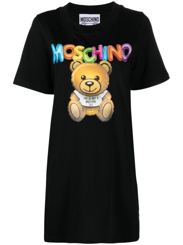 Moschino logo-print T-shirt dress