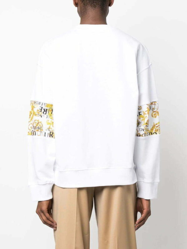 Versace Jeans Couture  logo-print crew neck sweatshirt - Image 4