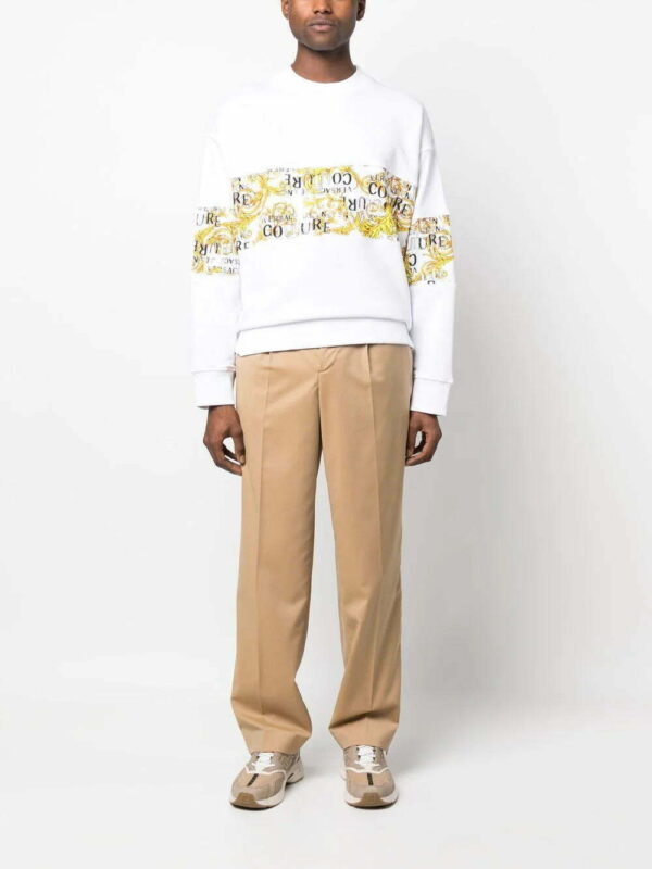 Versace Jeans Couture  logo-print crew neck sweatshirt - Image 2