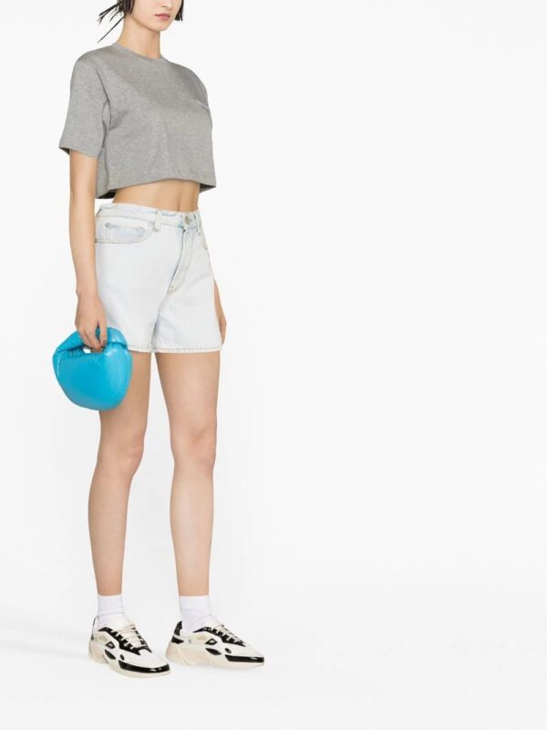 Off-White  logo-embroidered cotton T-shirt - Image 3