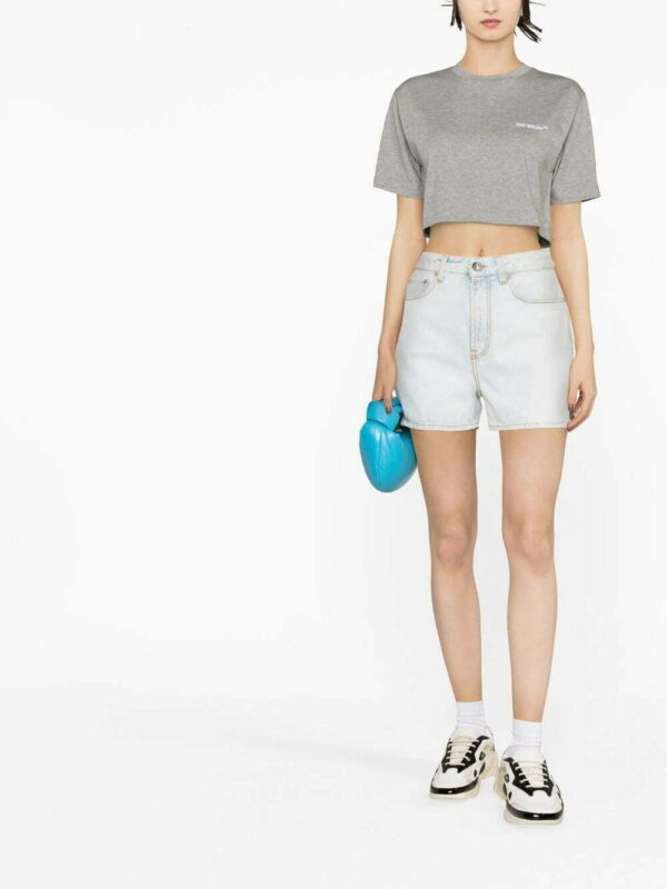 Off-White  logo-embroidered cotton T-shirt - Image 2