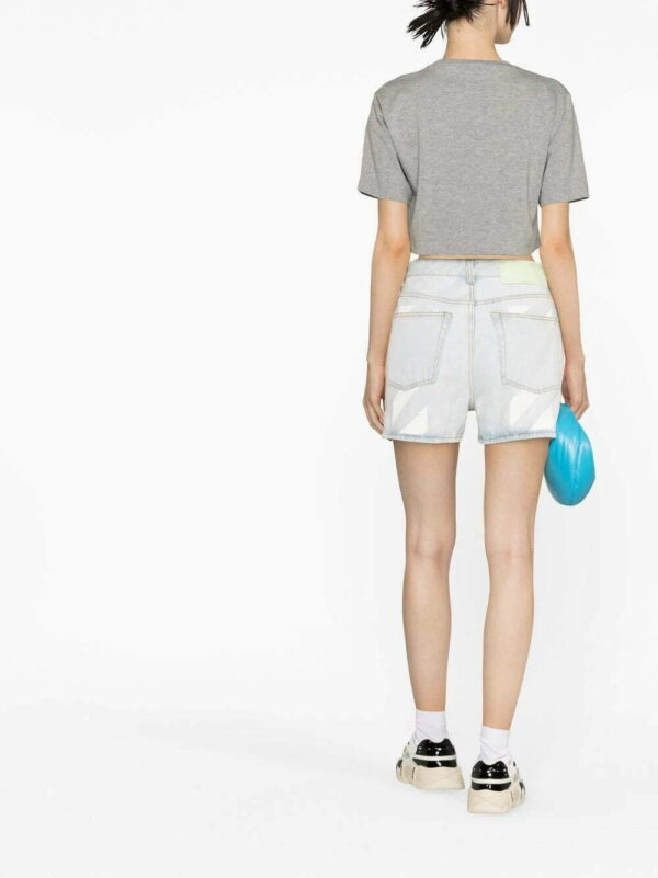 Off-White  logo-embroidered cotton T-shirt - Image 4