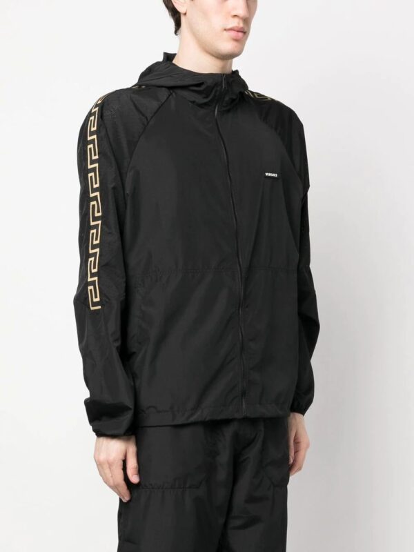 Versace  La Greca print hooded jacket - Image 2
