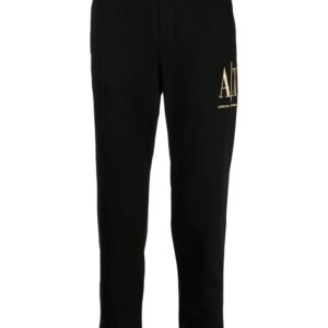 Armani Exchange  logo-embroidered track pants