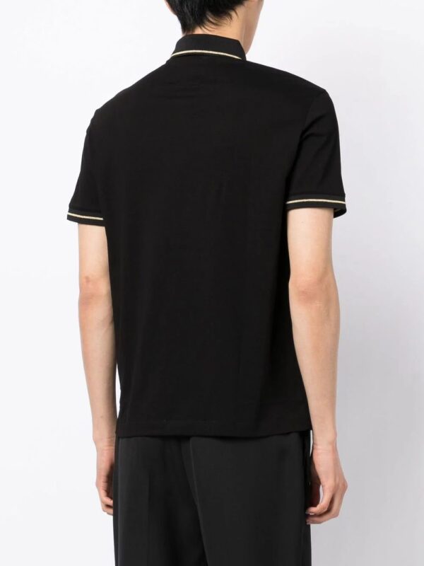 Armani Exchange  logo-patch polo shirt - Image 4