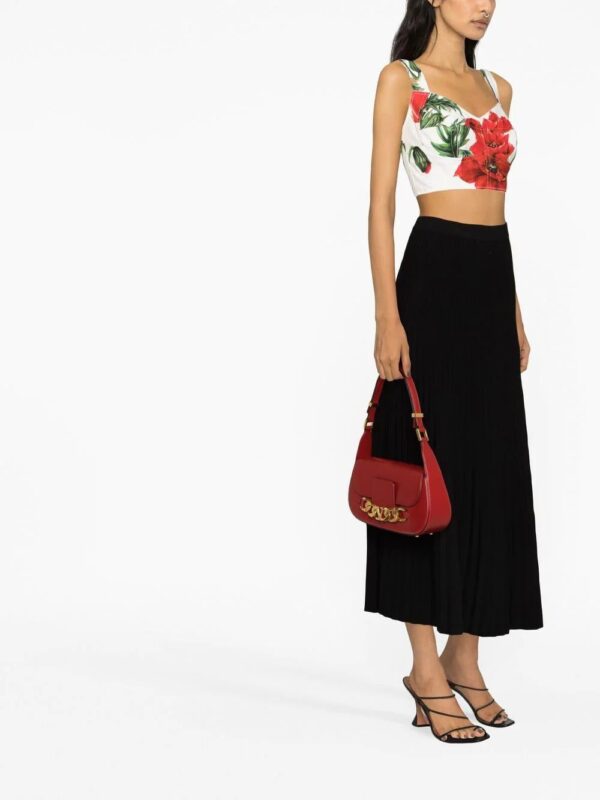 Dolce & Gabbana  floral-print corset top - Image 2