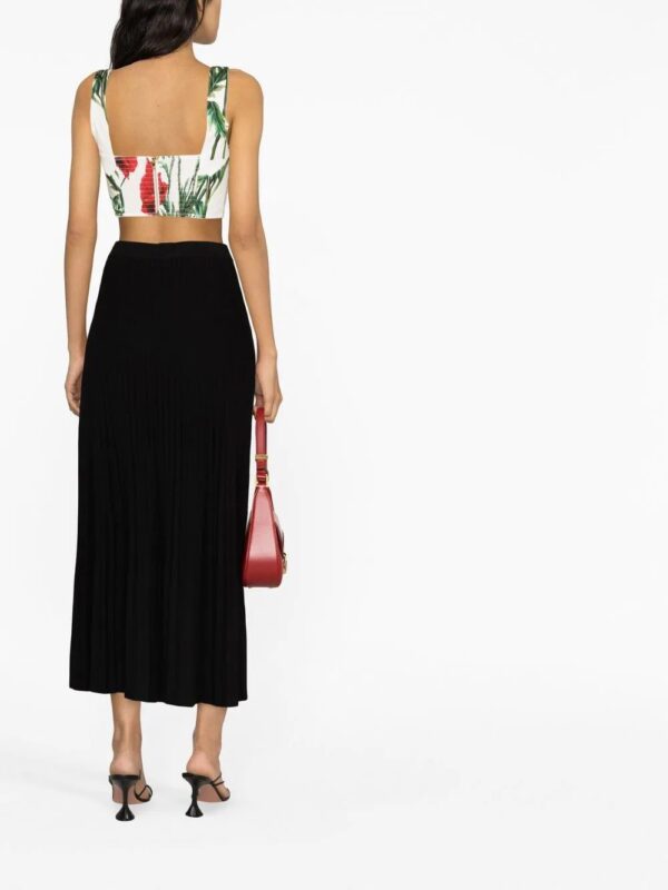 Dolce & Gabbana  floral-print corset top - Image 3