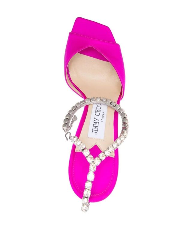 Jimmy Choo  110mm crystal-embellished open-toe sandals - Image 4