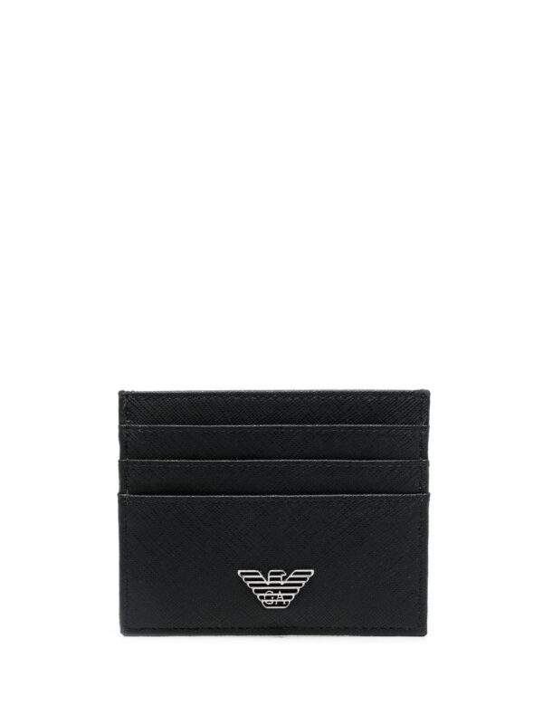 Emporio Armani logo-plaque cardholder