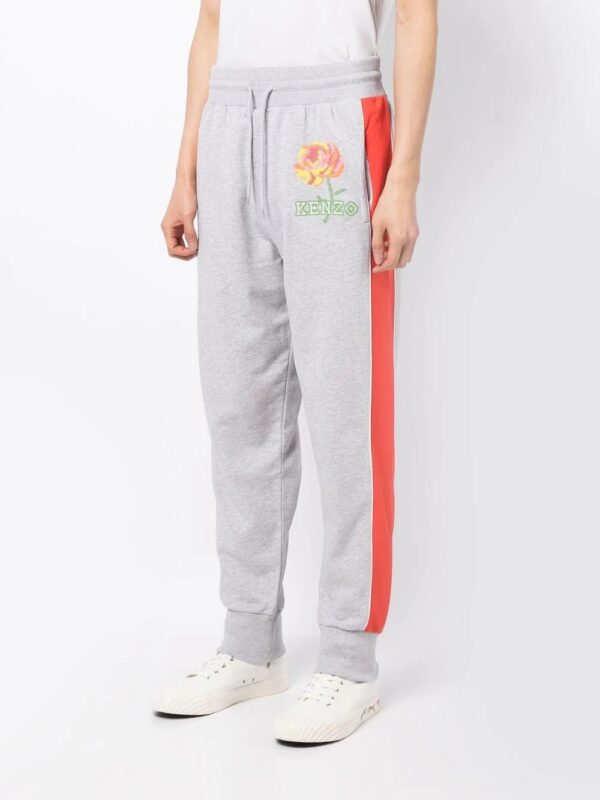 Kenzo  rose-embroidery track pants - Image 3