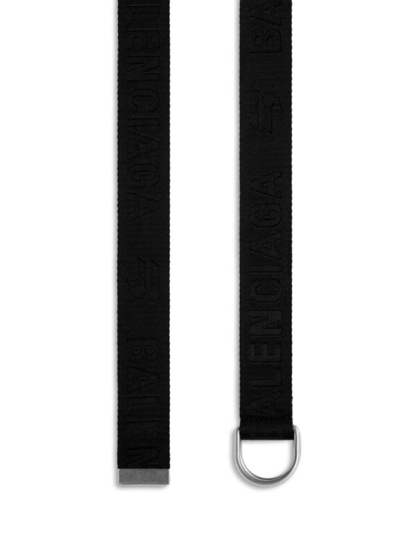 Balenciaga  D-ring logo-jacquard belt - Image 2