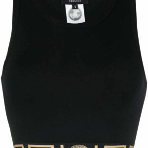 Versace  Greca Border crop top