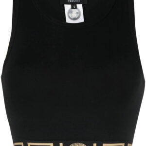 Versace  Greca Border crop top