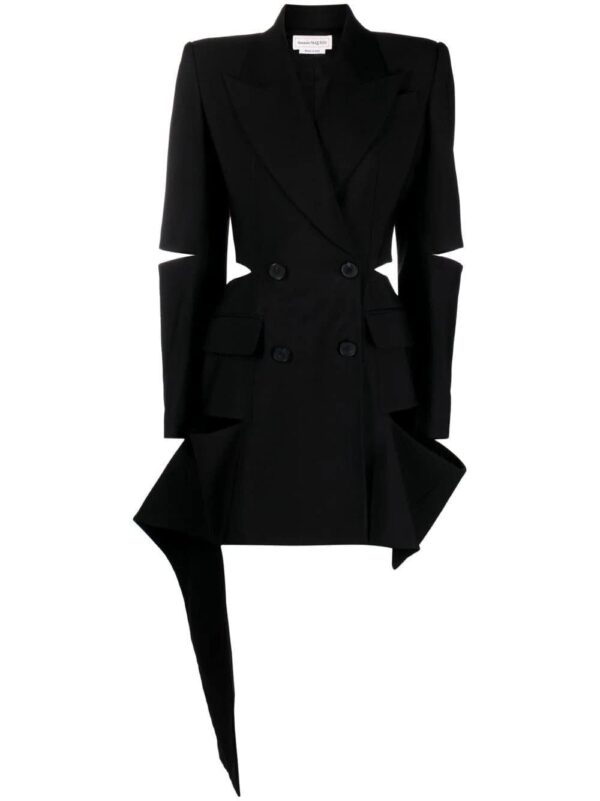 Alexander McQueen  cut-out blazer dress