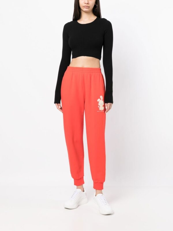Stella McCartney  graphic-print tapered track pants - Image 2