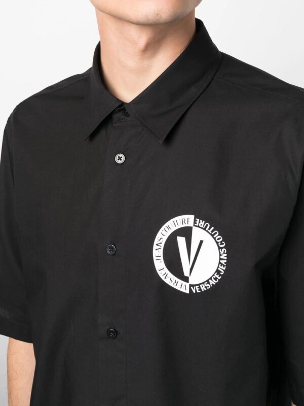 Versace Jeans Couture  logo print short-sleeve shirt - Image 4