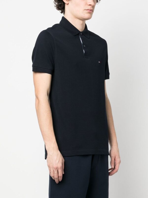 Tommy Hilfiger logo-embroidery polo shirt - Image 3