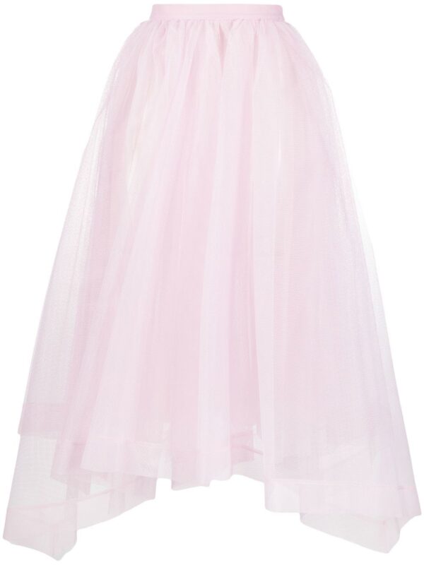 Alexander McQueen  asymmetric-design tiered-skirt