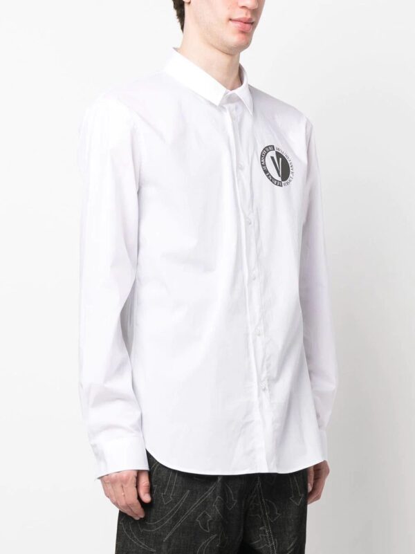 Versace Jeans Couture  logo print buttoned shirt - Image 3