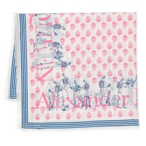 Alexander McQueen  skull-print scarf