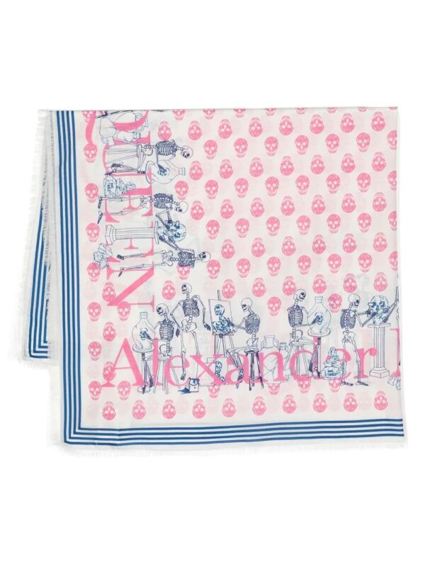 Alexander McQueen  skull-print scarf