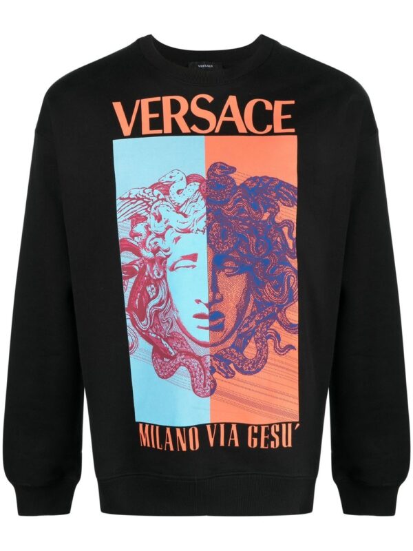 Versace  Medusa logo-print sweatshirt