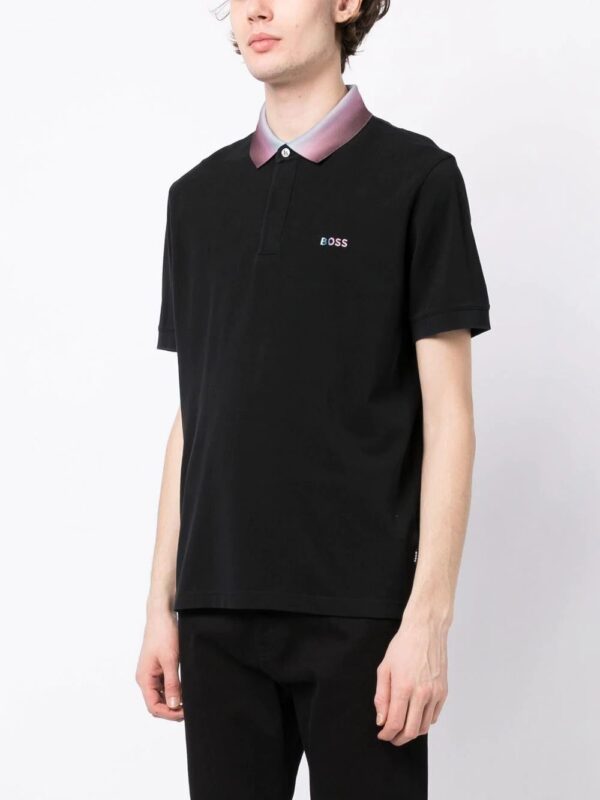 BOSS  logo-embroidered polo shirt - Image 2