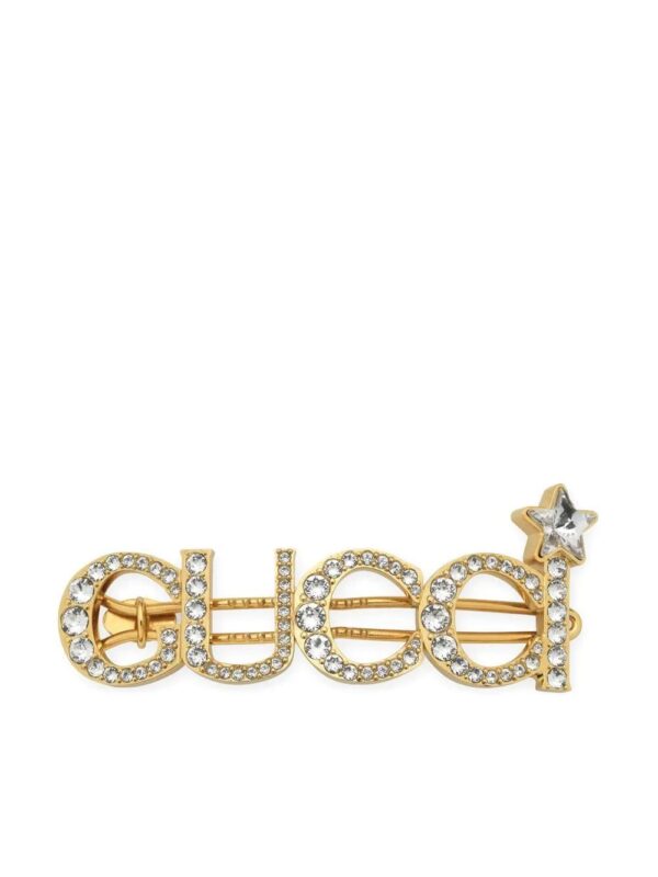 Gucci  crystal-embellished hair clip