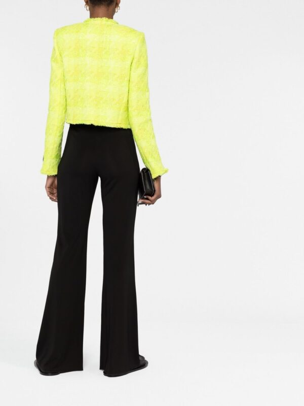 Versace  cropped tweed jacket - Image 4