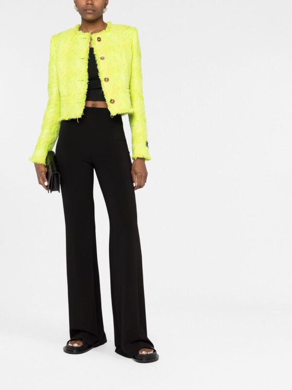 Versace  cropped tweed jacket - Image 2