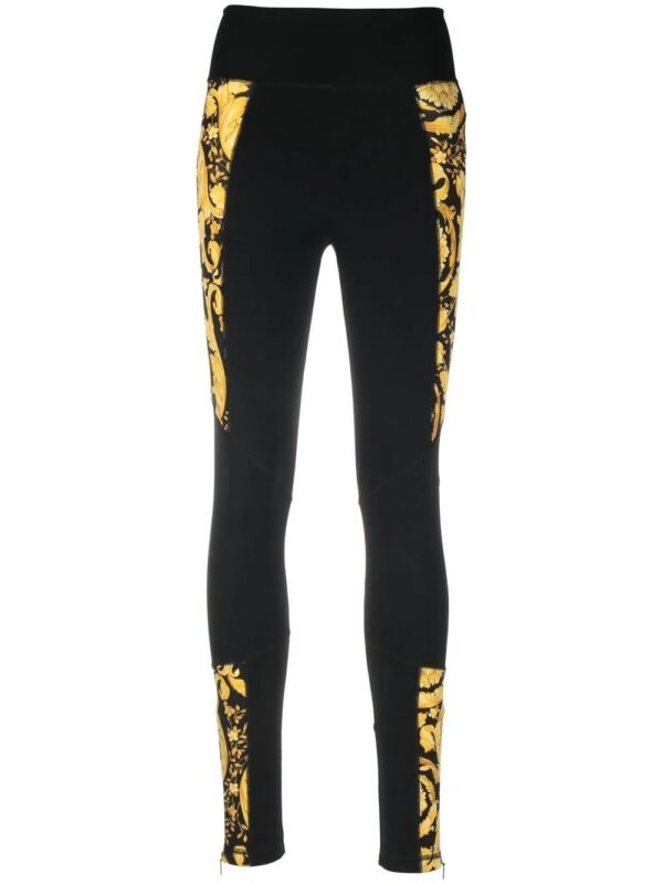 Versace  Barocco-print leggings