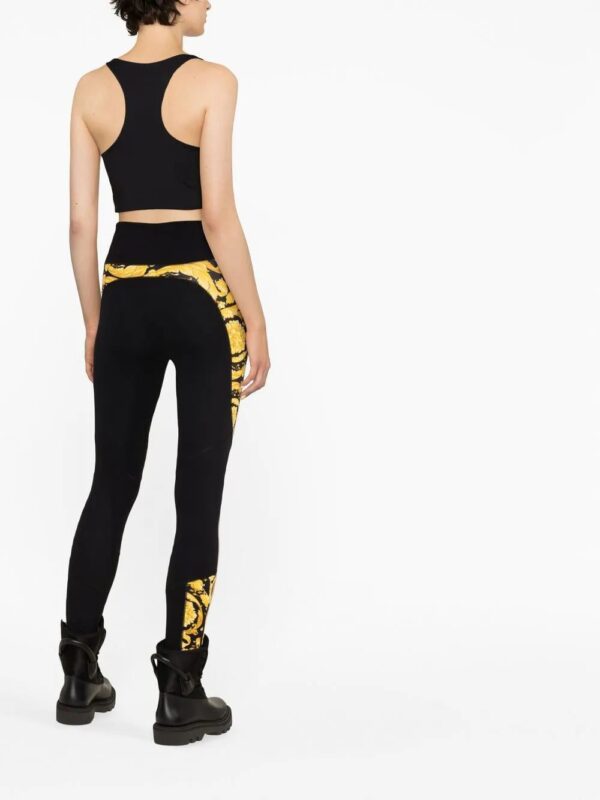 Versace  Barocco-print leggings - Image 3
