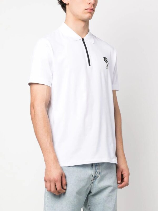 Karl Lagerfeld  Ikonik Karl zipped polo shirt - Image 3