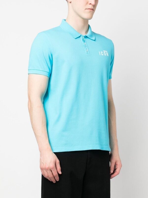 Dsquared2 cotton polo shirt - Image 3