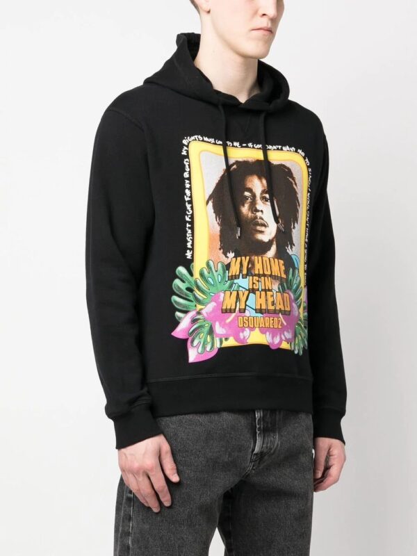 Dsquared2  Bob Marley long-sleeve hoodie - Image 2