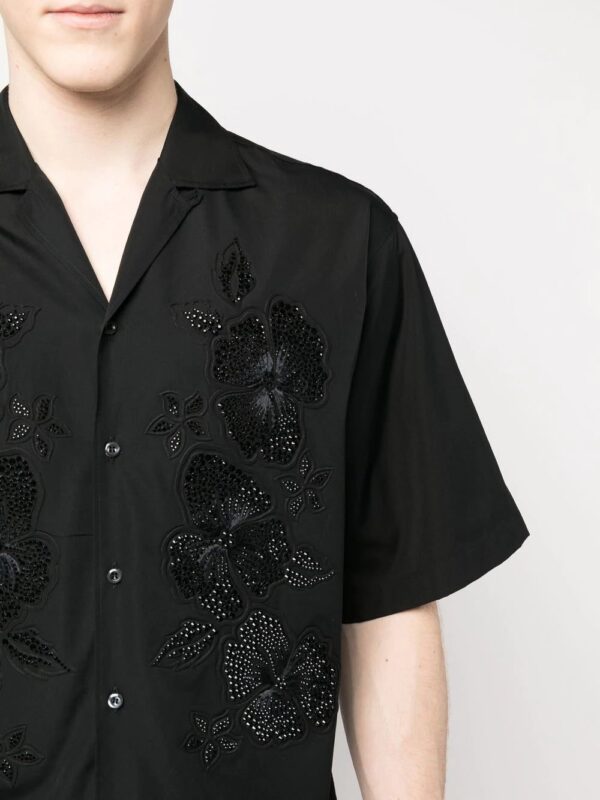 Dsquared2  floral-print short-sleeved shirt - Image 4