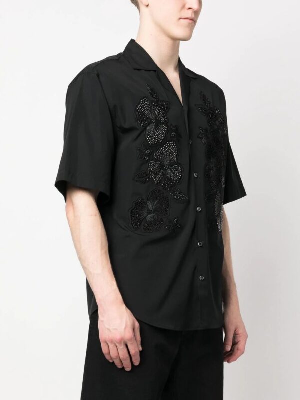 Dsquared2  floral-print short-sleeved shirt - Image 2